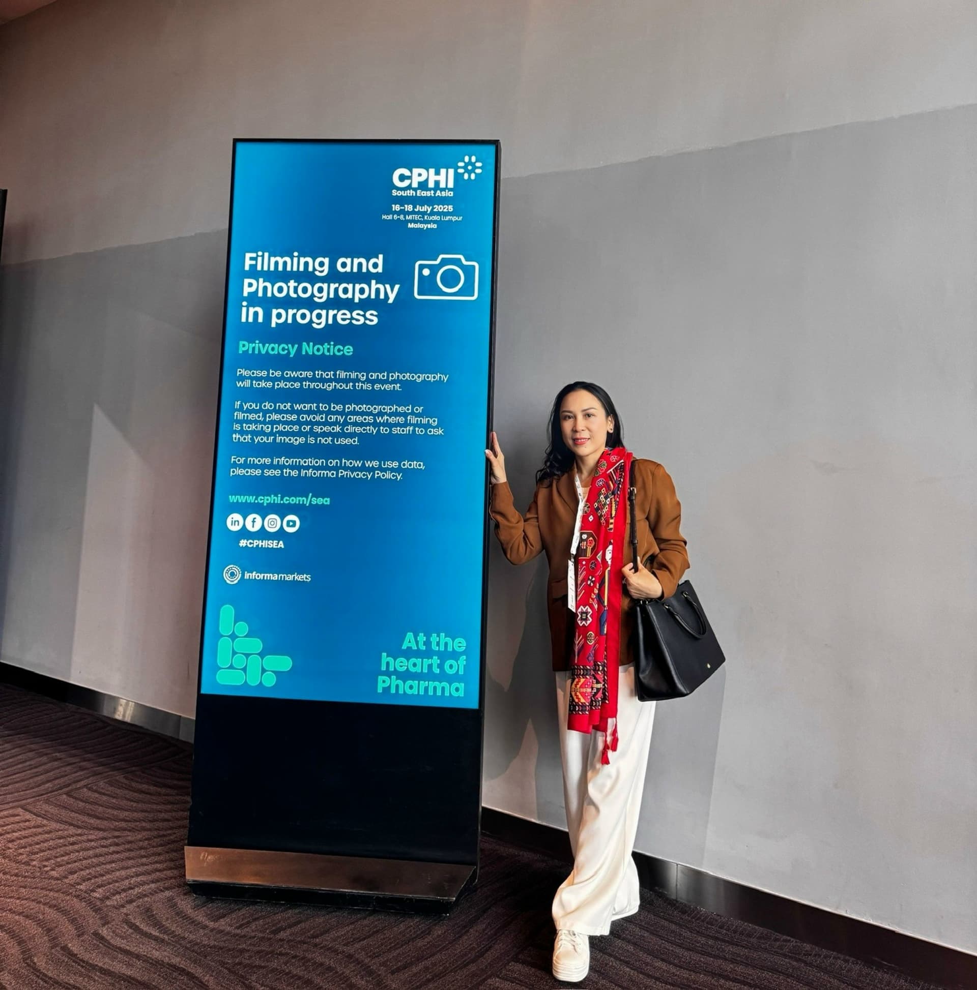 Larissa Pharma tại CPHI South East Asia 2025, MITEC Kuala Lumpur